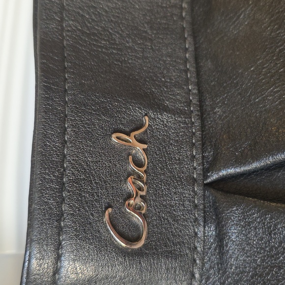 Coach Ashley Leather Hippie Pleated Shoulder Bag Crossbody Purse - Picture 3 of 16